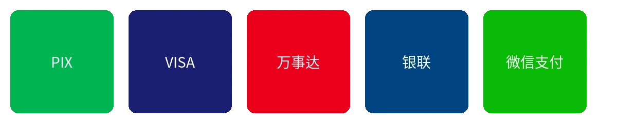 桃乃木香奈支持的支付方式图标展示